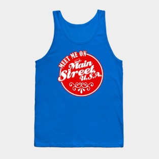 Meet me on Main Street USA (Red) Tank Top